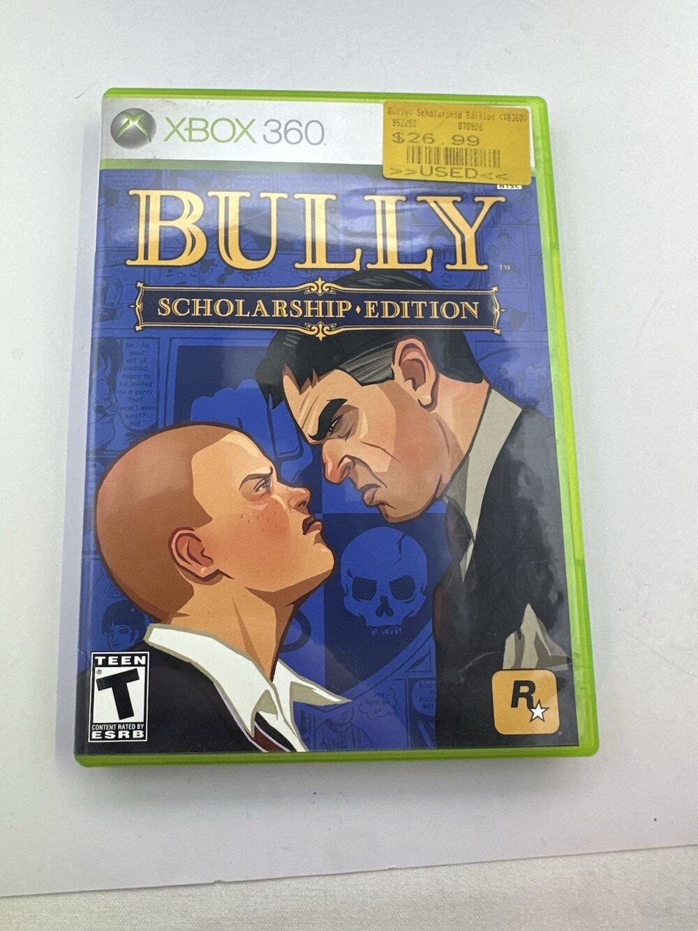 Bully Scholarship Edition Microsoft Xbox 360 2008 Game Complete VGC Retro Gaming